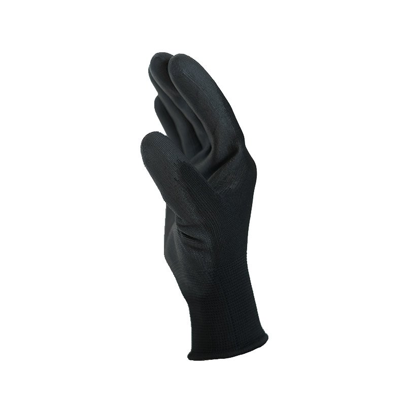 Polyester with pu coating work gloves-134