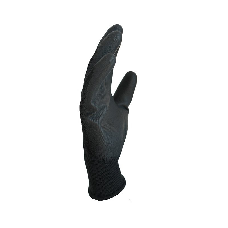 Polyester with pu coating work gloves-132