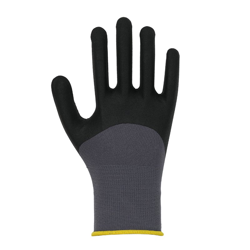 1102D-1 Dotted 3/4 dipping oil resistance glove-493
