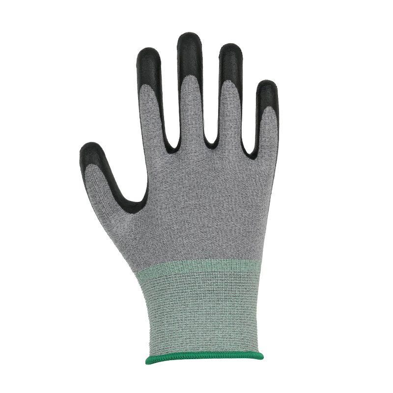  1106-4 Comfort grip Nitrile Sandy Nylon Spandex work gloves-499