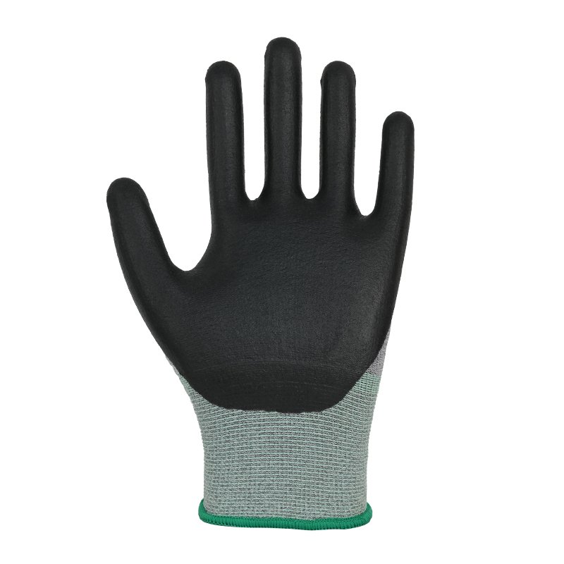  1106-4 Comfort grip Nitrile Sandy Nylon Spandex work gloves-500