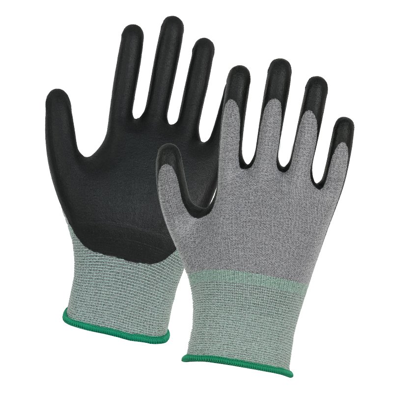  1106-4 Comfort grip Nitrile Sandy Nylon Spandex work gloves-498