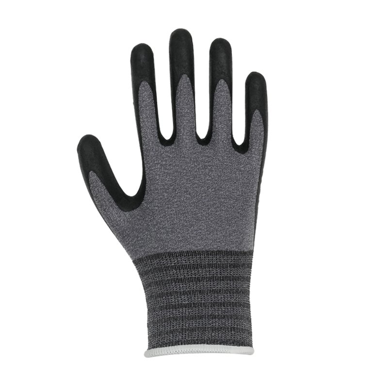 1201C 15G ultra thin micro foam nitrile coating work gloves-512