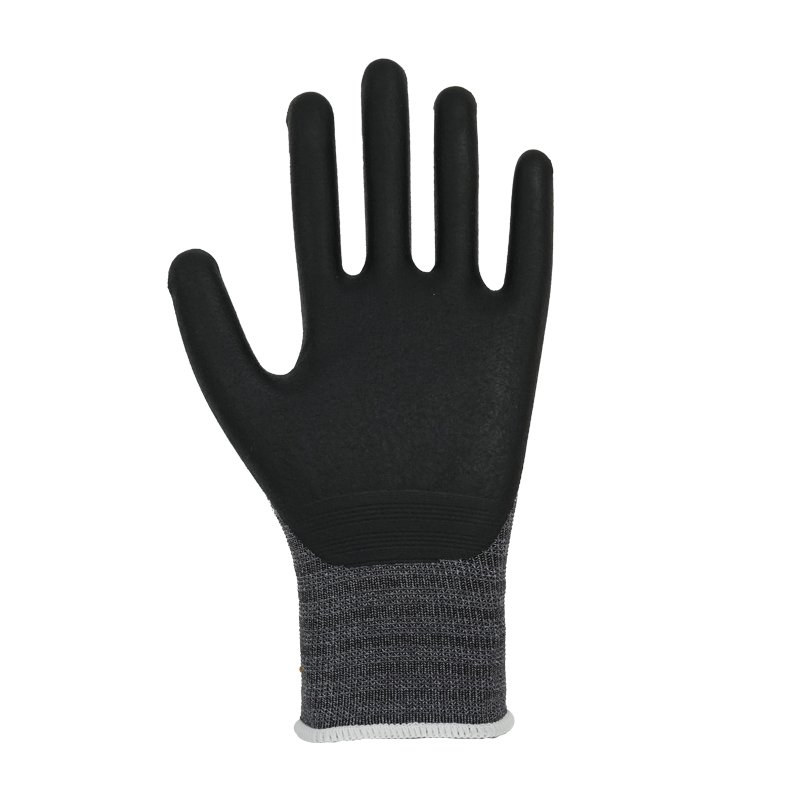 1201C 15G ultra thin micro foam nitrile coating work gloves-513