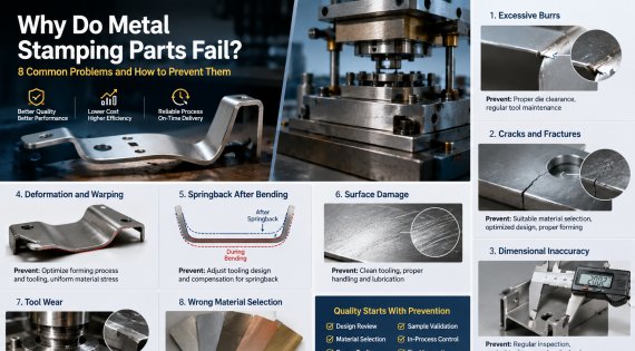 Why Do Metal Stamping Parts Fail? 8 Common Problems and How to Prevent Them