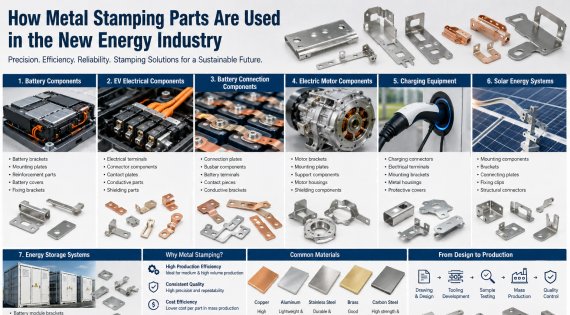How Metal Stamping Parts Are Used in the New Energy Industry