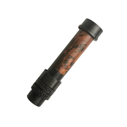 Carbon Fiber Fly Reel Seat With Burl Rosewood Insert