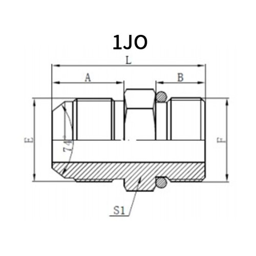 JIC Male*SAE O-Ring Boss
