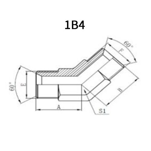 45°BSP Male *BSP Male