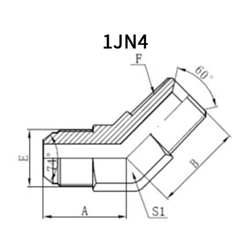 45°JIC Male*NPT Male