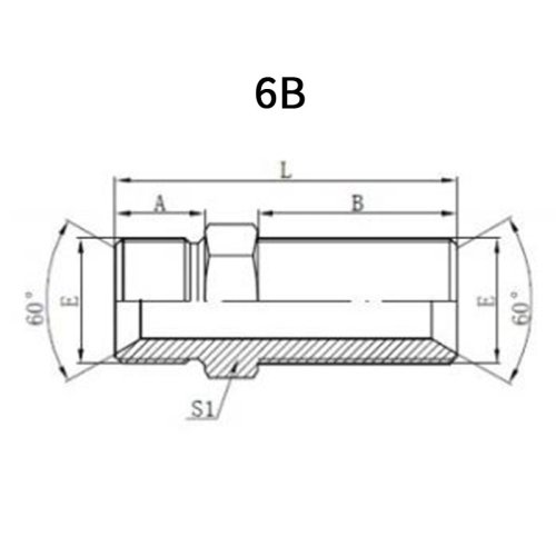 BSP Male Bulkhead