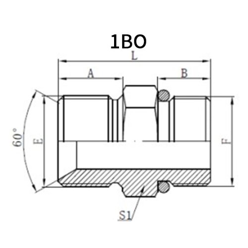 BSP Male*SAE O-Ring Boss