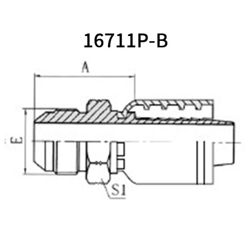 JIC Male 74° cone 