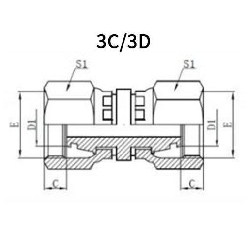 Metric Female 24°L./H.T