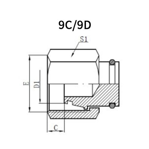 Metric Female Plug L.T./H.T