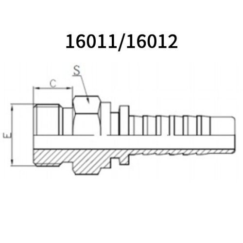 SAE Male with O-Ring