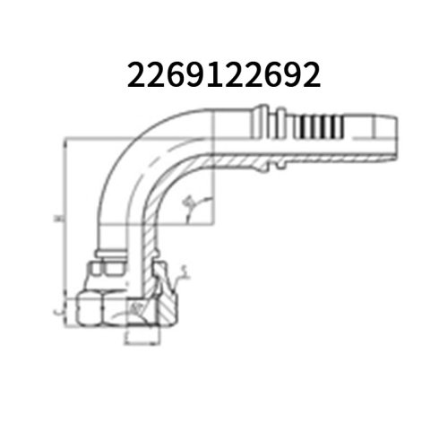 Elbow 90° BSP Female 60° cone