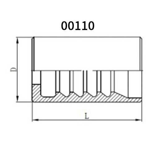 Ferrule For SAE 100R1AT /EN 853 1SN  hose