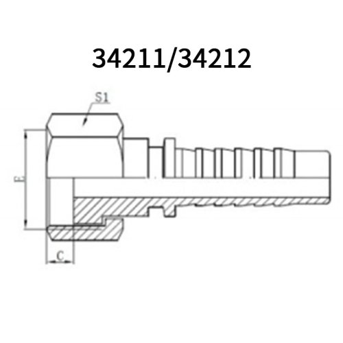 High quality ORFS Female Flat seal