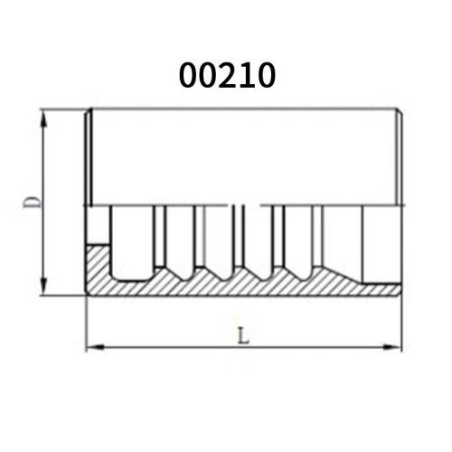 Ferrule For SAE 100R2AT /EN 853 2SN  hose