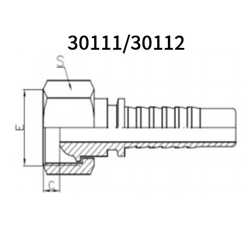 Metric Female Multiseal