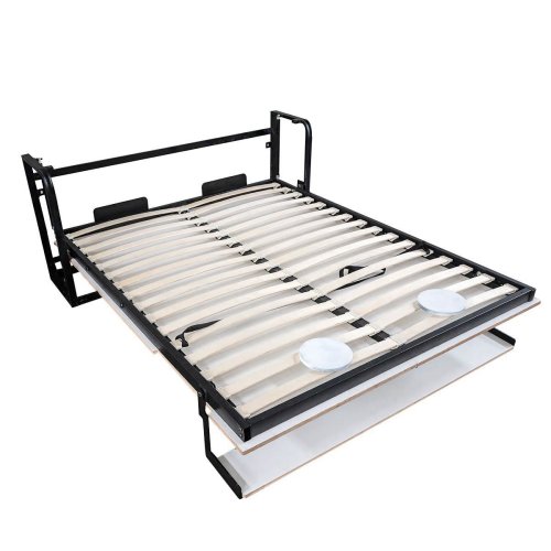 Bookshelf Gas Piston Wall Bed