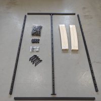 bed frame with slats