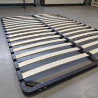 wood slat bed frame