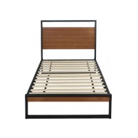 metal bed frame with slats