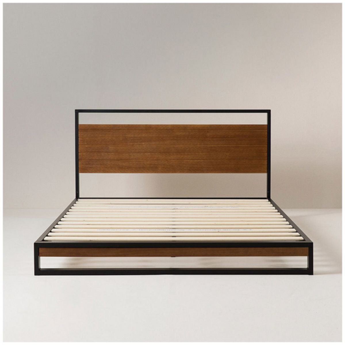platform bed frame with slats