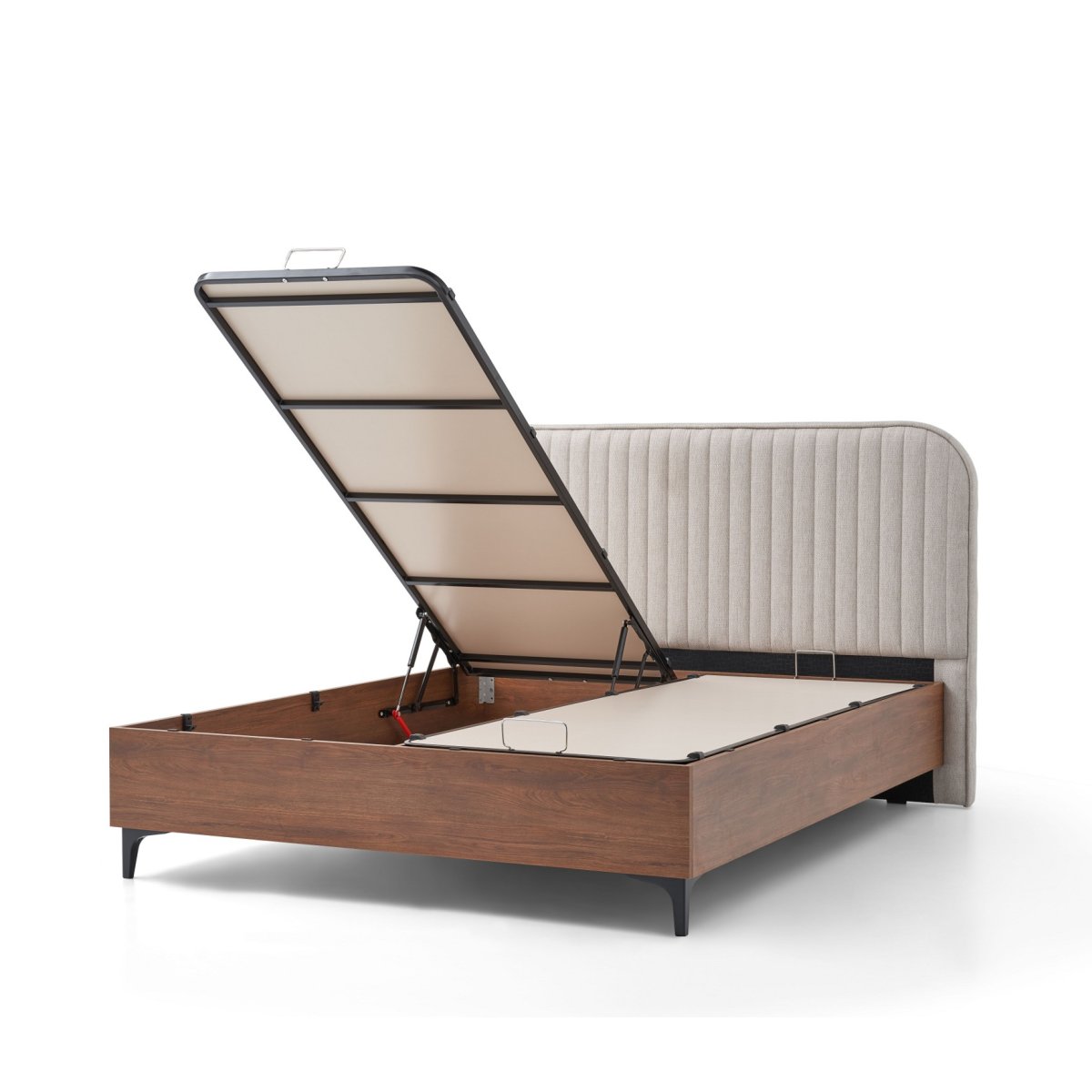 two panel ottoman bed