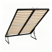 Storage metal bed frame