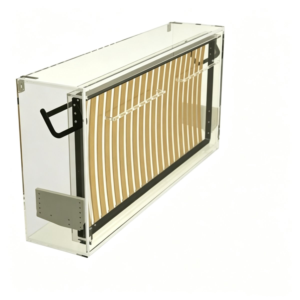 horizontal singel wall bed
