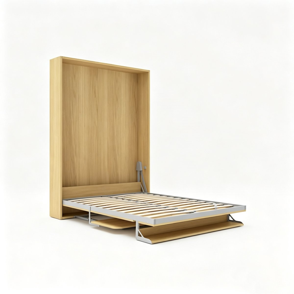 Murphy bed with desk and shelf