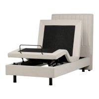 single motorized adjustable bed