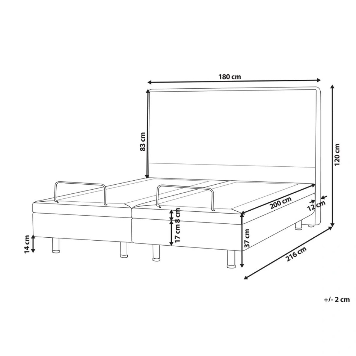 oem smart adjustable bed