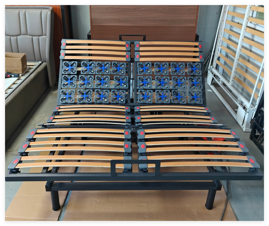 Electric adjustable bed frame