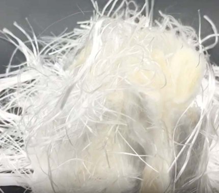 Высокосиликатное стекловолокно с коротким отрезком, допуск 80 мм, иглопробивной войлок 2 см, заполнение глушителя