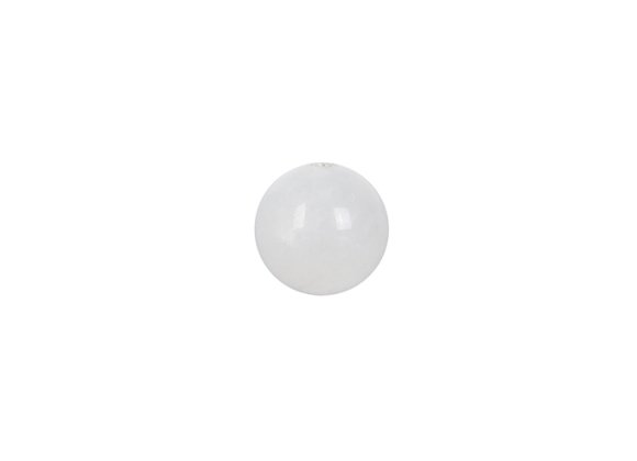 Straight hole white gorgeous stone round beads for bracelets