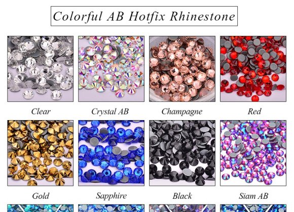 Loose Rhinestones Flatback Crystal Stones Beads For DIY Craft Decoration