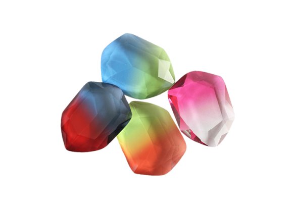 Alien dual color tourmaline