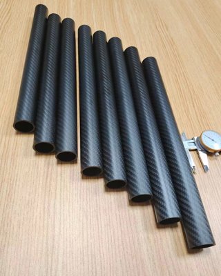 3K Roll Wrapped Carbon Fiber Tube 