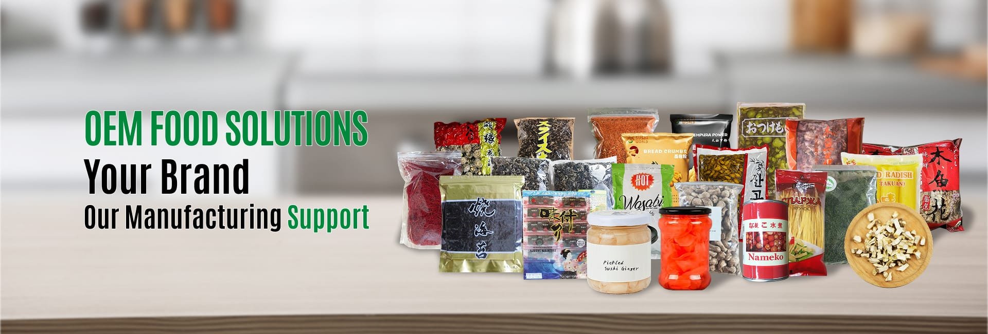 Sushi Ingredients OEM