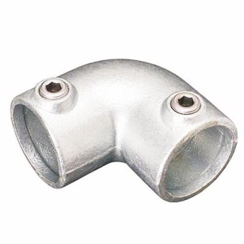 Pipe Handrail Fittings 90 Degree 2 Way Elbow 125