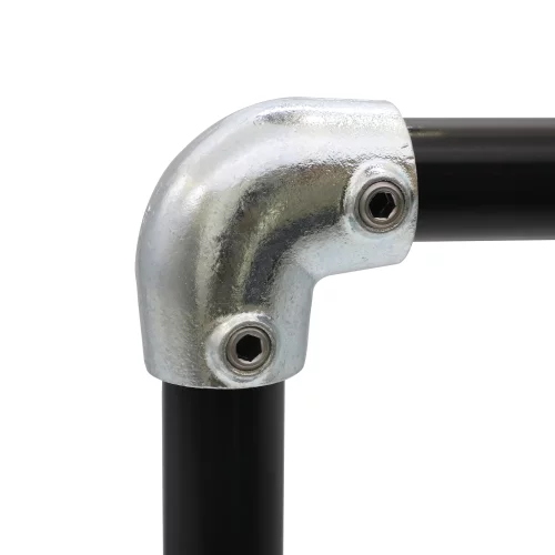 Tubular Handrail System Galvanized Pipe Railing Fitting 154 Adjustable Elbow 0° - 11°