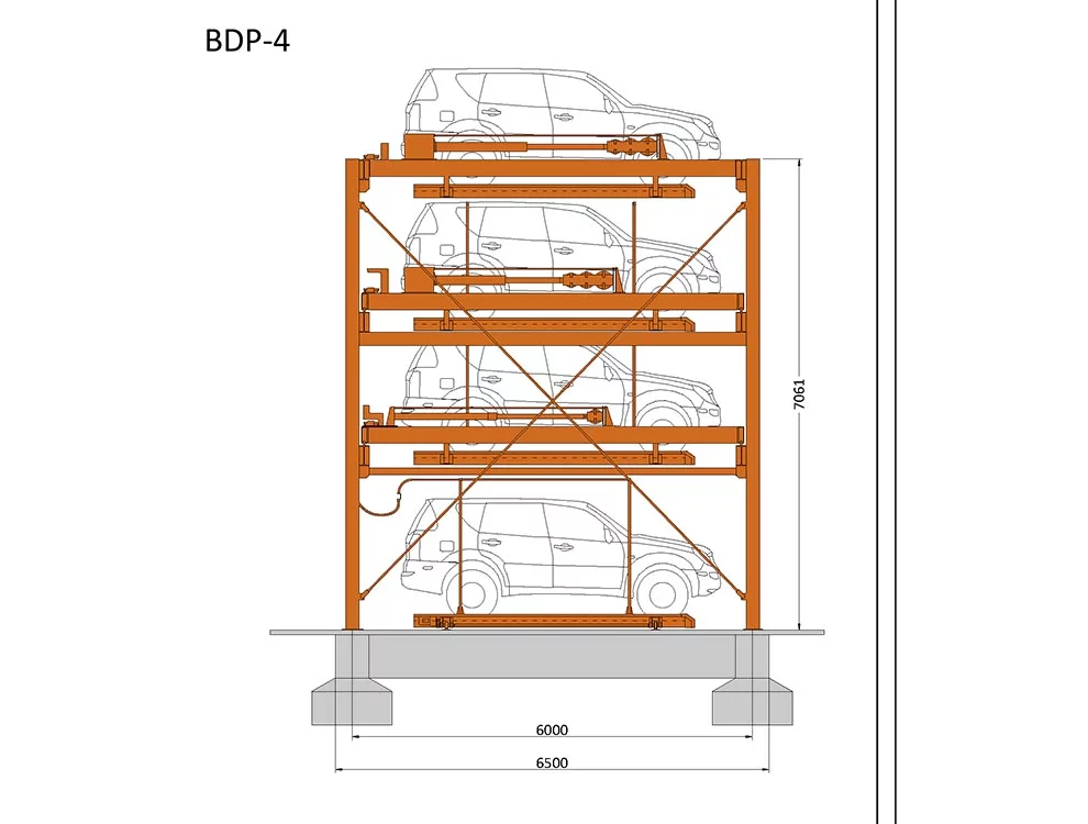 BDP-4-Standardzeichnung
