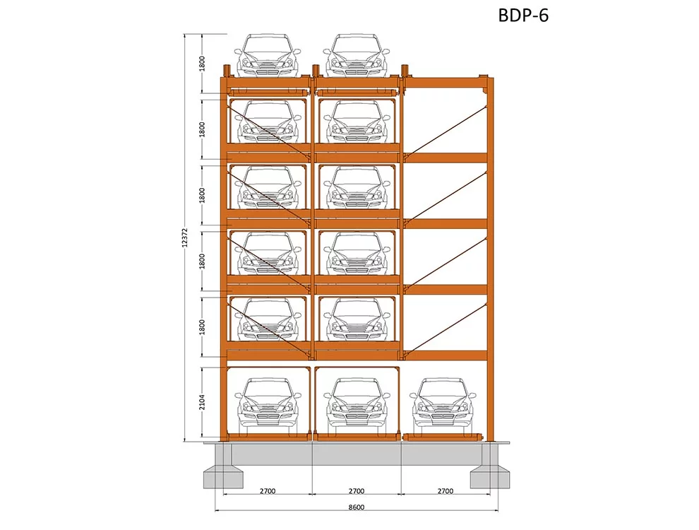 BDP-6-Standardzeichnung
