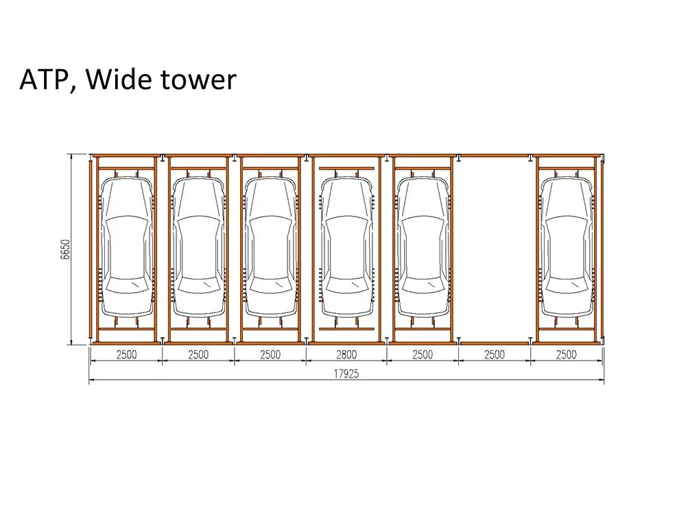 fully automated multilevel tower parking system
