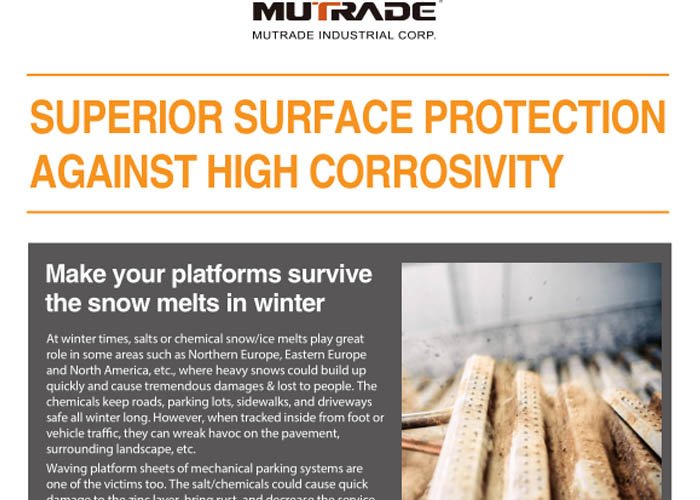 Superior surface protection against high corrosivity