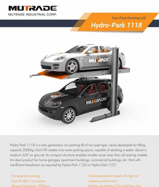 Brochure of Hydro-Park 1118
